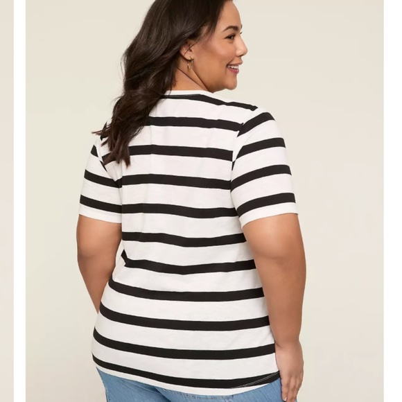 Lane Bryant Perfect Sleeve Crew Neck Tee Size 18/20 NWT - Picture 2 of 2